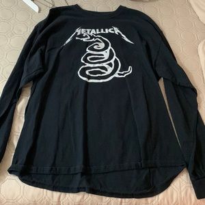 Long sleeve Metallica shirt